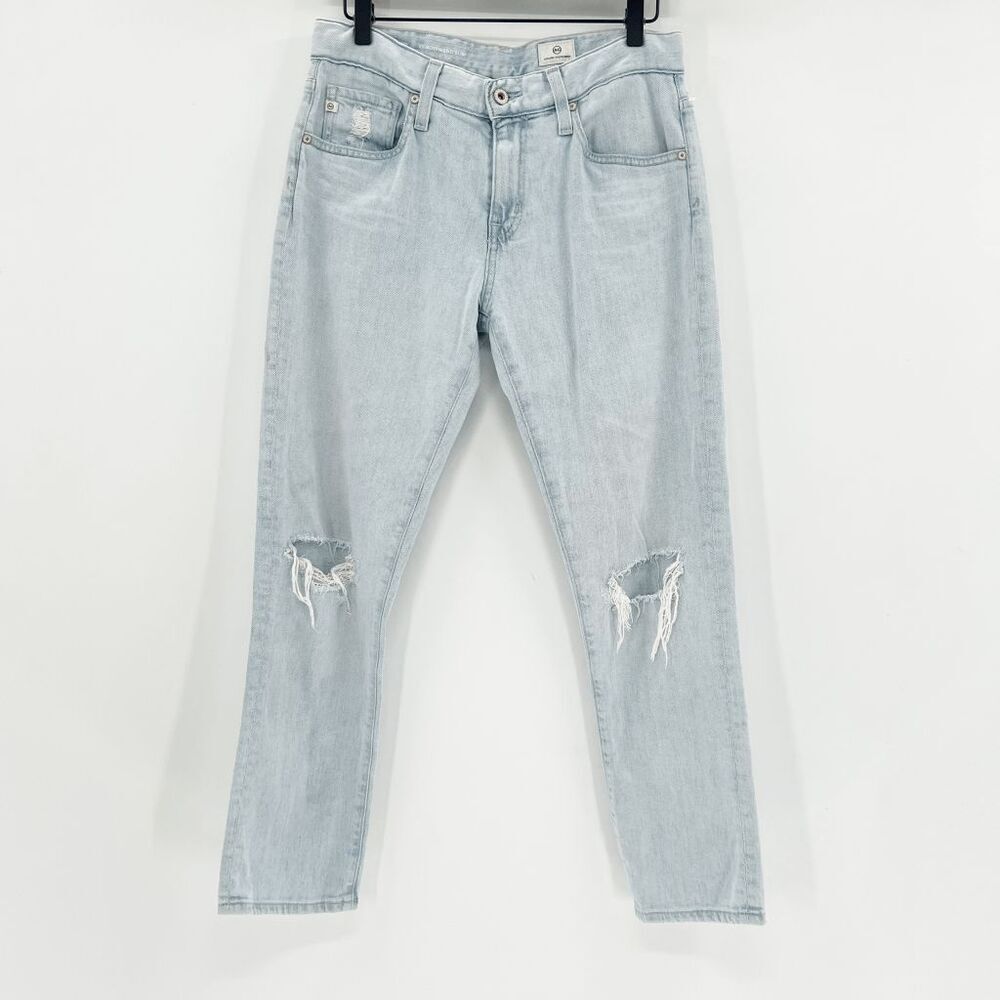 Andriano Goldschmied Ex Boyfriend Slim Jeans Women Size 26 Light Wash Distressed